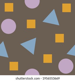 Abstract vector pattern in  geometric style