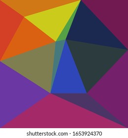 abstract vector pattern geometric triangle mosaic background