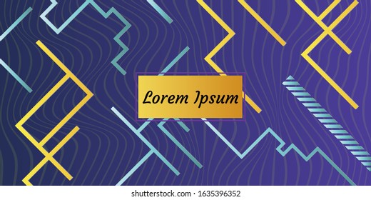 Abstract vector pattern gradient background templates. Modern geometric design with minimal geometric shapes