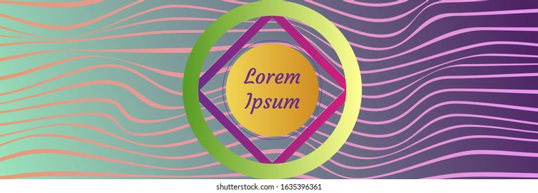 Abstract vector pattern gradient background templates. Modern geometric design with minimal geometric shapes