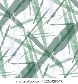 Abstract Vector Pattern. Grunge Texture with Dry Brush Strokes for Plaid, Fabric, Blanket. Trendy Background in Modern Style. Noisy Seamless Texture.