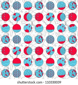 Abstract vector pattern hand drawn