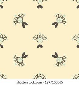 Abstract vector pattern illustration. Seamless ornament, textile background. Can be used for scrapbook paper, backgrounds, fabric, gift wrap and more
