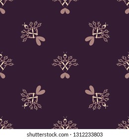 Abstract vector pattern illustration. Seamless ornament, textile background. Can be used for scrapbook paper, backgrounds, fabric, gift wrap and more