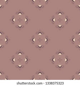 Abstract vector pattern illustration. Seamless ornament, textile background. Can be used for scrapbook paper, backgrounds, fabric, gift wrap and more