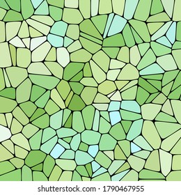 Abstract vector pattern of pebbles. Mosaic. Isolated from the background. Monochrome