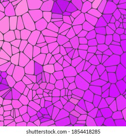 Abstract vector pattern of pebbles. Mosaic. Isolated from the background.