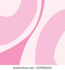 Abstract vector pattern. Pink doll style. Modern vector template for banner, cover, print, promotion, sale, greeting, web, page, header, landing, social media