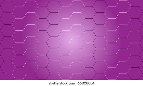 Abstract vector pattern of the polygon