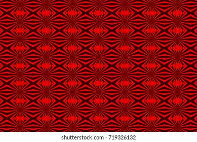Abstract vector pattern - red