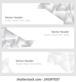 Abstract vector pattern, repeat geometric triangle mosaic banners