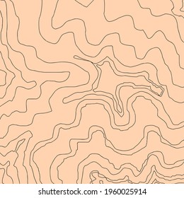 abstract vector pattern stripes and circles isolated irregular shapes. Monochrome background card top view contour waves