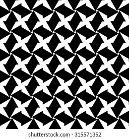 Abstract vector pattern with triangles. Repeatable swatch.