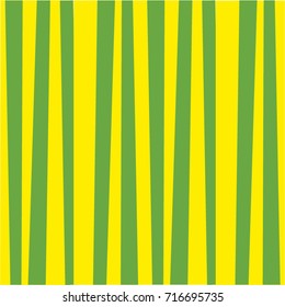 Abstract vector pattern with vertical  green  and yellow  stripes. Vector background. cute wallpapers.

