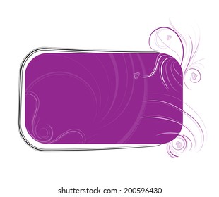abstract vector photo frame