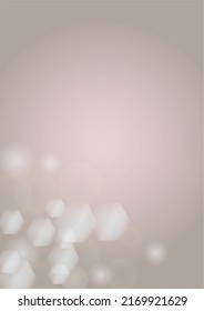 Abstract Vector Pink Background With Silver And White Light Spots. Magic Shiny Pastel Print. Baby Print. Romantic Bokeh Blurred Page Design For Christmass. Gentle Stardust Pattern.