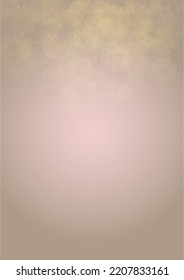 Abstract Vector Pink Background with Silver and White Light Spots. Magic Shiny Pastel Print. Baby Print. Romantic Bokeh Blurred Page Design for Honeymoon. Gentle Stardust Pattern.