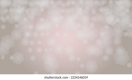 Abstract Vector Pink Background with Silver and White Light Spots. Magic Shiny Pastel Print. Baby Print. Romantic Bokeh Blurred Page Design for 8 March. Gentle Stardust Pattern.