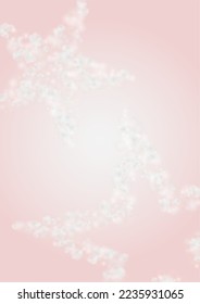 Resumen Vector de fondo rosado con puntos de luz plateados y blancos. Impresión de Pastel brillante mágico. Impresión de bebé. Romántico Bokeh borrosa diseño de página para el Día de San Valentín.  Patrón de estabilidad suave.