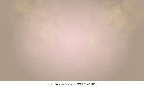 Abstract Vector Pink Background with Silver and White Light Spots. Magic Shiny Pastel Print. Baby Print. Romantic Bokeh Blurred Page Design for 8 March. Gentle Stardust Pattern.