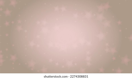 Abstract Vector Pink Background with Silver and White Light Spots. Magic Shiny Pastel Print. Baby Print. Romantic Bokeh Blurred Page Design for Anniversary. Gentle Stardust Pattern.
