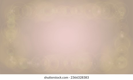 Abstract Vector Pink Background with Silver and White Light Spots. Magic Shiny Pastel Print. Baby Print. Romantic Bokeh Blurred Page Design for Honeymoon. Gentle Stardust Pattern.
