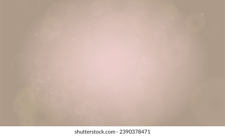 Abstract Vector Pink Background with Silver and White Light Spots. Magic Shiny Pastel Print. Baby Print. Romantic Bokeh Blurred Page Design for St' Valentines Day.  Gentle Stardust Pattern.