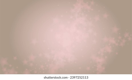 Abstract Vector Pink Background with Silver and White Light Spots. Magic Shiny Pastel Print. Baby Print. Romantic Bokeh Blurred Page Design for Women day. Gentle Stardust Pattern.