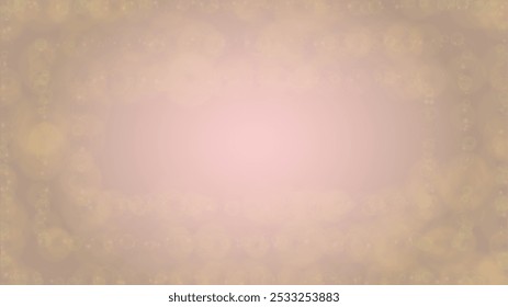 Abstract Vector Pink Background with Silver and White Light Spots. Magic Shiny Pastel Print. Baby Print. Romantic Bokeh Blurred Page Design for St' Valentines Day.  Gentle Stardust Pattern.