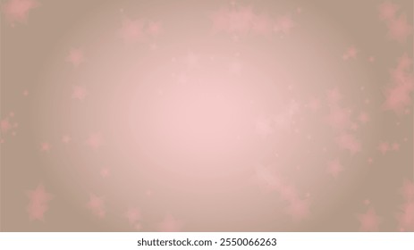 Abstract Vector Pink Background with Silver and White Light Spots. Magic Shiny Pastel Print. Baby Print. Romantic Bokeh Blurred Page Design for Women day. Gentle Stardust Pattern.