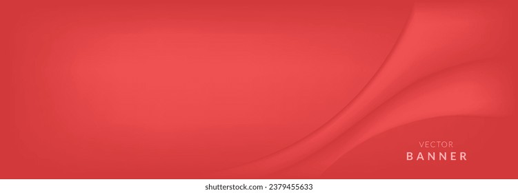 Plantilla de diseño de pancartas de color rosa vectorial abstracto.