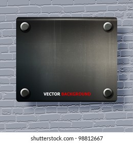 abstract vector plane on wall eps 10