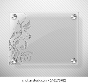 abstract vector plane on white wall eps 10