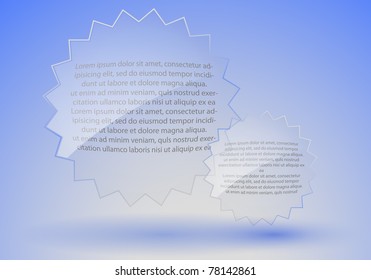 abstract vector plane on white