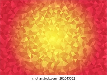 Abstract vector polygon background