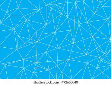 Abstract vector polygon background. Simple design