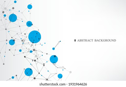 abstract vector polygon Plexus style background