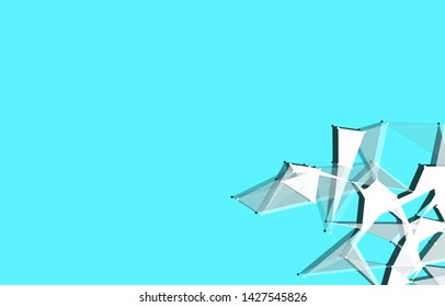 Abstract Vector Polygonal Background for Business