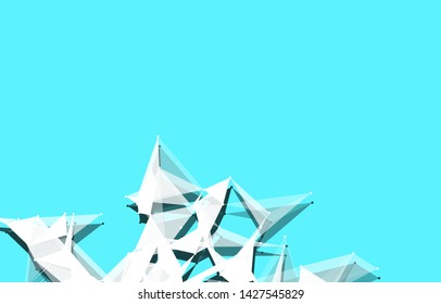Abstract Vector Polygonal Background for Business