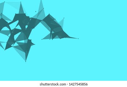 Abstract Vector Polygonal Background for Business