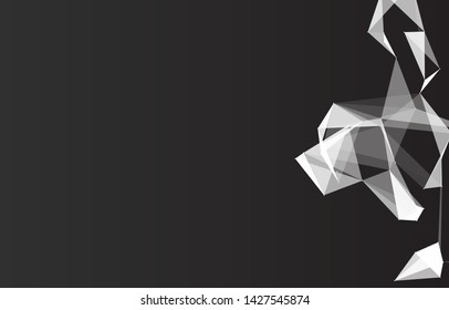 Abstract Vector Polygonal Background for Business