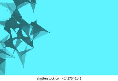 Abstract Vector Polygonal Background for Business