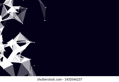 Abstract Vector Polygonal Background for Business
