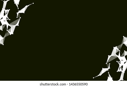 Abstract Vector Polygonal Background for Business