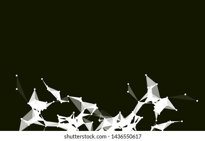 Abstract Vector Polygonal Background for Business