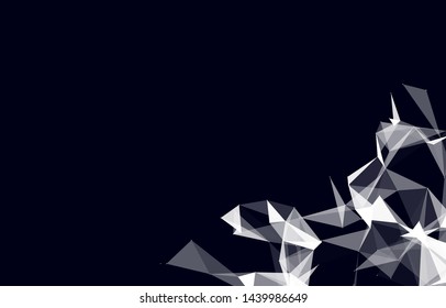 Abstract Vector Polygonal Background for Business