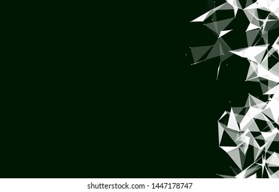 Abstract Vector Polygonal Background for Business
