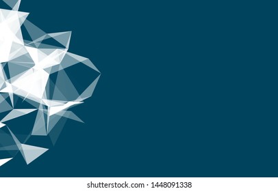 Abstract Vector Polygonal Background for Business