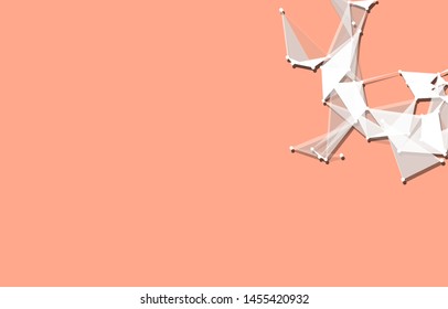 Abstract Vector Polygonal Background for Business