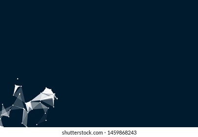 Abstract Vector Polygonal Background for Business